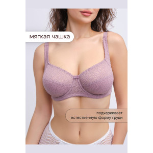 Бюстгальтер женский OIRO кружевной 2805 Molly лиловый Бюстгальтер женский OIRO кружевной 2805 Molly лиловый