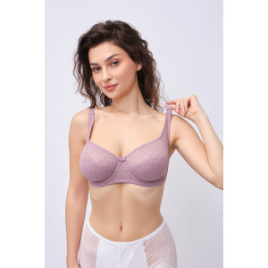 Бюстгальтер женский OIRO кружевной 2805 Molly лиловый Бюстгальтер женский OIRO кружевной 2805 Molly лиловый
