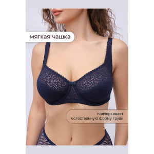 Бюстгальтер женский OIRO кружевной 2805 Molly темно-синий Бюстгальтер женский OIRO кружевной 2805 Molly темно-синий