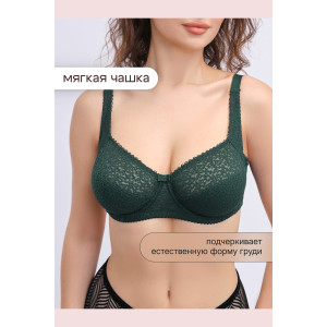 Бюстгальтер женский OIRO кружевной 2805 Molly изумрудный Бюстгальтер женский OIRO кружевной 2805 Molly изумрудный
