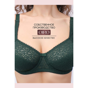 Бюстгальтер женский OIRO кружевной 2805 Molly изумрудный Бюстгальтер женский OIRO кружевной 2805 Molly изумрудный