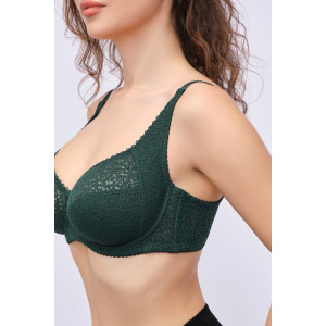 Бюстгальтер женский OIRO кружевной 2805 Molly изумрудный Бюстгальтер женский OIRO кружевной 2805 Molly изумрудный