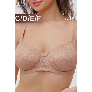 Бюстгальтер женский нейлон OIRO 2823 кофе