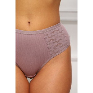 Трусы женские №64923 хлопок стрейч (р-ры: 50-54) кофе Трусы женские №64923 хлопок стрейч (р-ры: 50-54) кофе