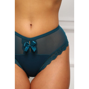 Трусы женские №64922 хлопок стрейч (р-ры: 46-50) изумруд Трусы женские №64922 хлопок стрейч (р-ры: 46-50) изумруд