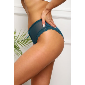 Трусы женские №64922 хлопок стрейч (р-ры: 46-50) изумруд Трусы женские №64922 хлопок стрейч (р-ры: 46-50) изумруд