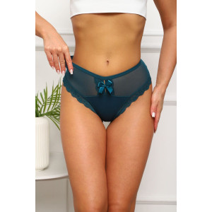 Трусы женские №64922 хлопок стрейч (р-ры: 46-50) изумруд Трусы женские №64922 хлопок стрейч (р-ры: 46-50) изумруд