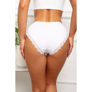 Трусы женские №64922 хлопок стрейч (р-ры: 46-50) белый Трусы женские №64922 хлопок стрейч (р-ры: 46-50) белый