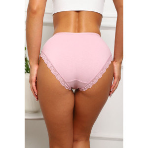 Трусы женские №64922 хлопок стрейч (р-ры: 46-50) пудра Трусы женские №64922 хлопок стрейч (р-ры: 46-50) пудра