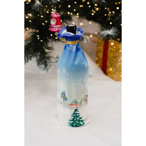 Набор новогодних декоративных чехлов на бутылку 057689 Снеговик, Дед мороз и Олень 3 шт. Набор новогодних декоративных чехлов на бутылку 057689 Снеговик, Дед мороз и Олень 3 шт.