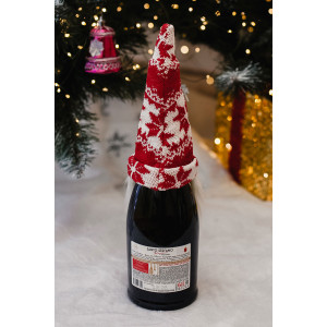 Набор новогодних декоративных чехлов на бутылку 057688 Борода 3 шт. Набор новогодних декоративных чехлов на бутылку 057688 Борода 3 шт.