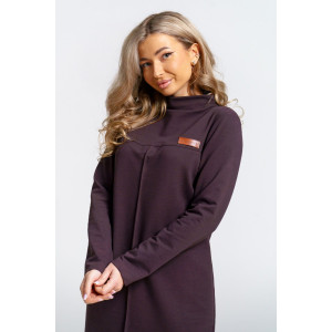 Платье женское 854 футер 2-х нитка с лайкрой (р-ры: 46-56) шоколад Платье женское 854 футер 2-х нитка с лайкрой (р-ры: 46-56) шоколад