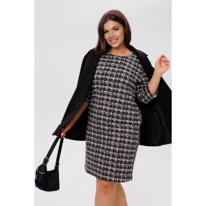 Платье женское П200 футер 2-х нитка петля пенье (р-ры: 46-60) черный Платье женское П200 футер 2-х нитка петля пенье (р-ры: 46-60) черный