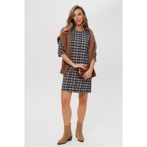 Платье женское П200 футер 2-х нитка петля пенье (р-ры: 46-60) черный Платье женское П200 футер 2-х нитка петля пенье (р-ры: 46-60) черный