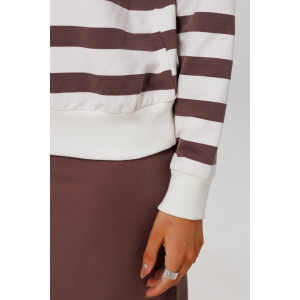 Костюм двойка женский К246 (с юбкой) футер 2-х нитка пенье (р-ры: 46-60) мокко Костюм двойка женский К246 (с юбкой) футер 2-х нитка пенье (р-ры: 46-60) мокко