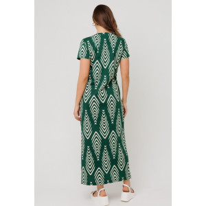 Платье женское П197 кулирка (р-ры: 46-60) зеленый Платье женское П197 кулирка (р-ры: 46-60) зеленый
