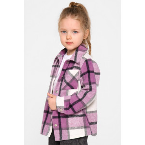 Рубашка детская МЛШ "Клео" фланель (р-ры: 92-122) фиолетовый Рубашка детская МЛШ "Клео" фланель (р-ры: 92-122) фиолетовый