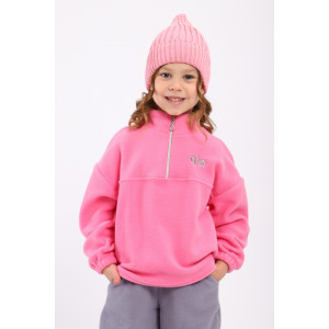 Костюм двойка детский МЛШ "Бэмби" флис (р-ры: 92-122) розовый-серый Костюм двойка детский МЛШ "Бэмби" флис (р-ры: 92-122) розовый-серый