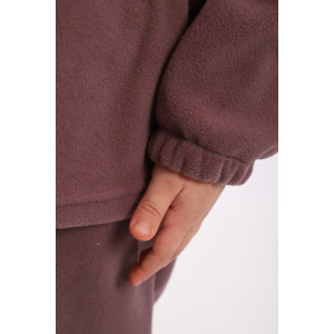 Костюм двойка детский МЛШ "Ralph" флис (р-ры: 86-110) серо-коричневый Костюм двойка детский МЛШ "Ralph" флис (р-ры: 86-110) серо-коричневый