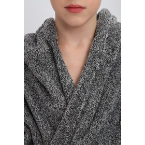 Халат детский "Отдых" велсофт (р-ры: 134-164) серый Халат детский "Отдых" велсофт (р-ры: 134-164) серый