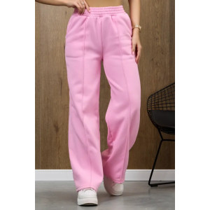 Брюки женские "Милана-2" 1385 текстиль с начёсом (р-ры: 42-56) розовый Брюки женские "Милана-2" 1385 текстиль с начёсом (р-ры: 42-56) розовый