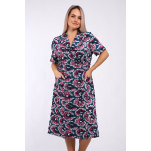 Халат женский "Апаш" кулирка (р-ры: 48-62) одуванчики Халат женский "Апаш" кулирка (р-ры: 48-62) одуванчики