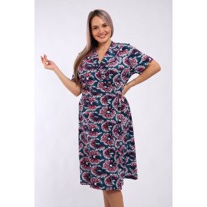 Халат женский "Апаш" кулирка (р-ры: 48-62) одуванчики Халат женский "Апаш" кулирка (р-ры: 48-62) одуванчики