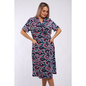 Халат женский "Апаш" кулирка (р-ры: 48-62) одуванчики Халат женский "Апаш" кулирка (р-ры: 48-62) одуванчики