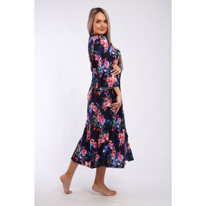 Халат женский "Лада" масло (р-ры: 48-58) лилии Халат женский "Лада" масло (р-ры: 48-58) лилии