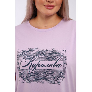 Пижама женская "Королева-1" кулирка (р-ры: 48-58) сирень