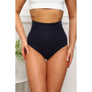 Трусы женские №64921 хлопок стрейч (р-ры: 60-64) синий