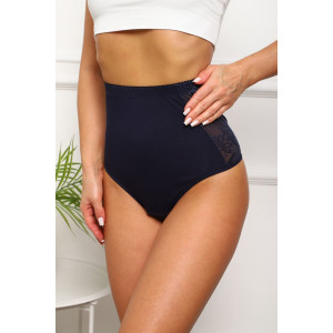 Трусы женские №64921 хлопок стрейч (р-ры: 60-64) синий