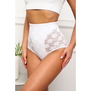 Трусы женские №64920 хлопок стрейч с кружевом (р-ры: 44-48) белый Трусы женские №64920 хлопок стрейч с кружевом (р-ры: 44-48) белый