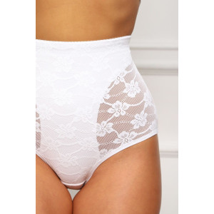 Трусы женские №64920 хлопок стрейч с кружевом (р-ры: 44-48) белый Трусы женские №64920 хлопок стрейч с кружевом (р-ры: 44-48) белый