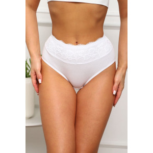 Трусы женские №64919 хлопок стрейч (р-ры: 50-54) белый Трусы женские №64919 хлопок стрейч (р-ры: 50-54) белый