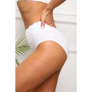 Трусы женские №64919 хлопок стрейч (р-ры: 50-54) белый Трусы женские №64919 хлопок стрейч (р-ры: 50-54) белый