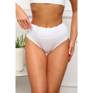 Трусы женские №64919 хлопок стрейч (р-ры: 50-54) белый Трусы женские №64919 хлопок стрейч (р-ры: 50-54) белый