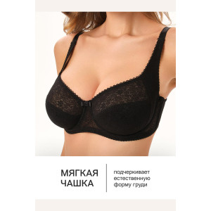 Бюстгальтер женский кружевной OIRO Agata 2821 черный Бюстгальтер женский кружевной OIRO Agata 2821 черный