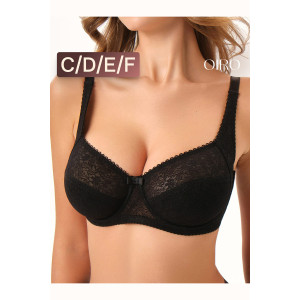 Бюстгальтер женский кружевной OIRO Agata 2821 черный Бюстгальтер женский кружевной OIRO Agata 2821 черный