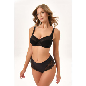 Бюстгальтер женский кружевной OIRO Agata 2821 черный Бюстгальтер женский кружевной OIRO Agata 2821 черный