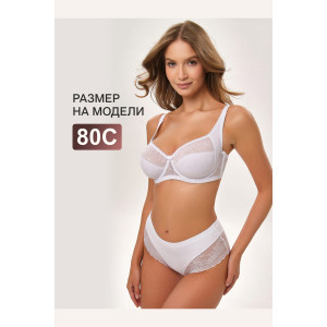 Бюстгальтер женский кружевной OIRO Agata 2821 белый Бюстгальтер женский кружевной OIRO Agata 2821 белый