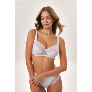 Бюстгальтер женский кружевной OIRO Agata 2821 белый Бюстгальтер женский кружевной OIRO Agata 2821 белый