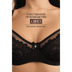 Бюстгальтер женский нейлон OIRO 1415024 черный Бюстгальтер женский нейлон OIRO 1415024 черный