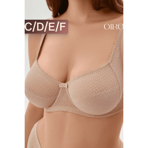 Бюстгальтер женский нейлон OIRO 2822 бежевый Бюстгальтер женский нейлон OIRO 2822 бежевый