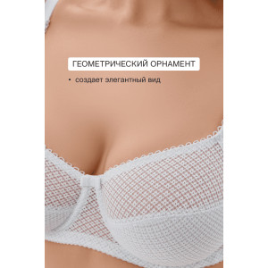 Бюстгальтер женский нейлон OIRO 2822 белый Бюстгальтер женский нейлон OIRO 2822 белый