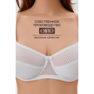 Бюстгальтер женский нейлон OIRO 2822 белый Бюстгальтер женский нейлон OIRO 2822 белый