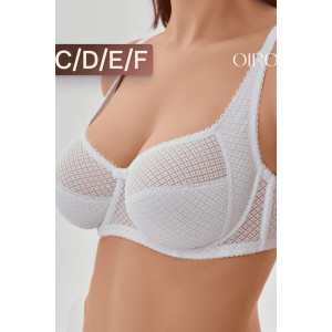 Бюстгальтер женский нейлон OIRO 2822 белый Бюстгальтер женский нейлон OIRO 2822 белый