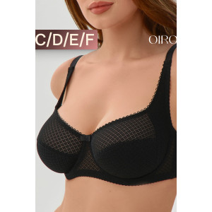Бюстгальтер женский нейлон OIRO 2822 черный Бюстгальтер женский нейлон OIRO 2822 черный