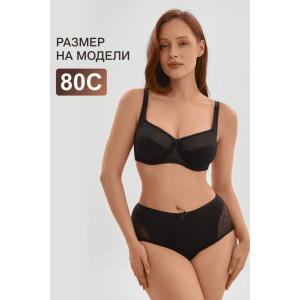 Бюстгальтер женский нейлон OIRO 2822 черный Бюстгальтер женский нейлон OIRO 2822 черный