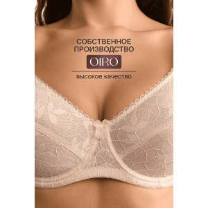 Бюстгальтер женский кружевной OIRO 1415013 бежевый Бюстгальтер женский кружевной OIRO 1415013 бежевый